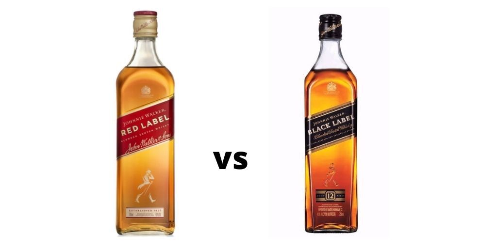 【ふるさと割】 Johnnie Walker Red Label vs Black Label Whisky ウイスキー
