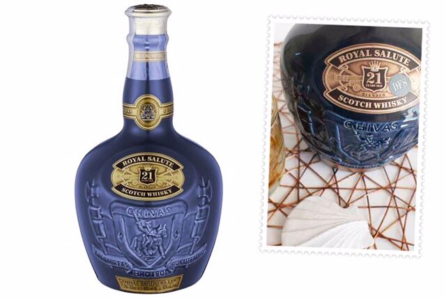Empty Chivas Brothers Royal Salute 21 Year Old Scotch